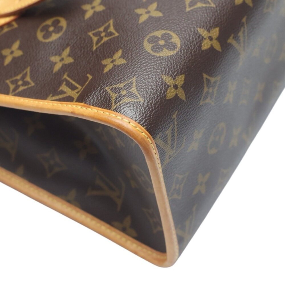 LOUIS VUITTON Brown Monogram Canvas Tote Bag - Picture 5 of 16